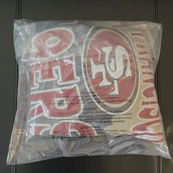 San Francisco 49ers Women's Premium Fleece Drop Shoulder Pullover Sweatshirt - Picture 4 of 5